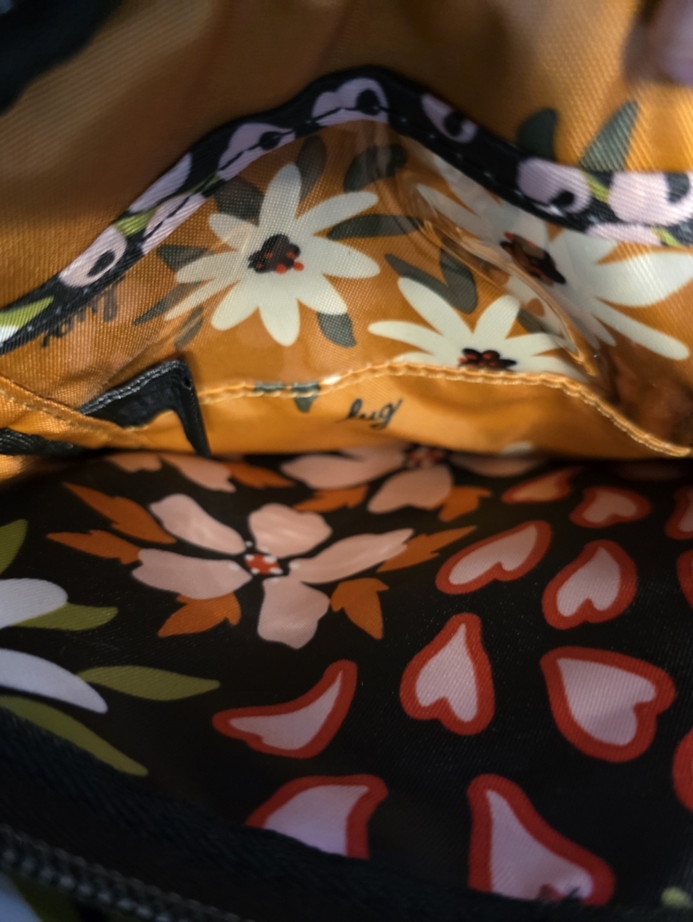Lug Mini Skeeter Convertible Crossbody Bag in Mixed Flowers - Picture 3 of 5
